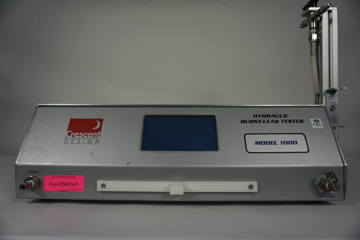 Crescent Design Hydraulic Burst Leak Tester Model 500