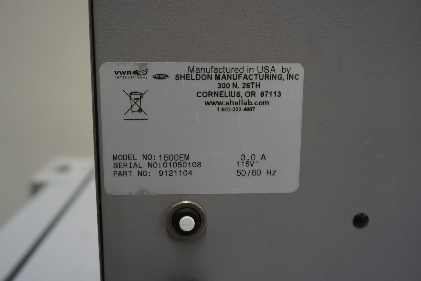 VWR 1500EM Digital Incubator – Karp Medical