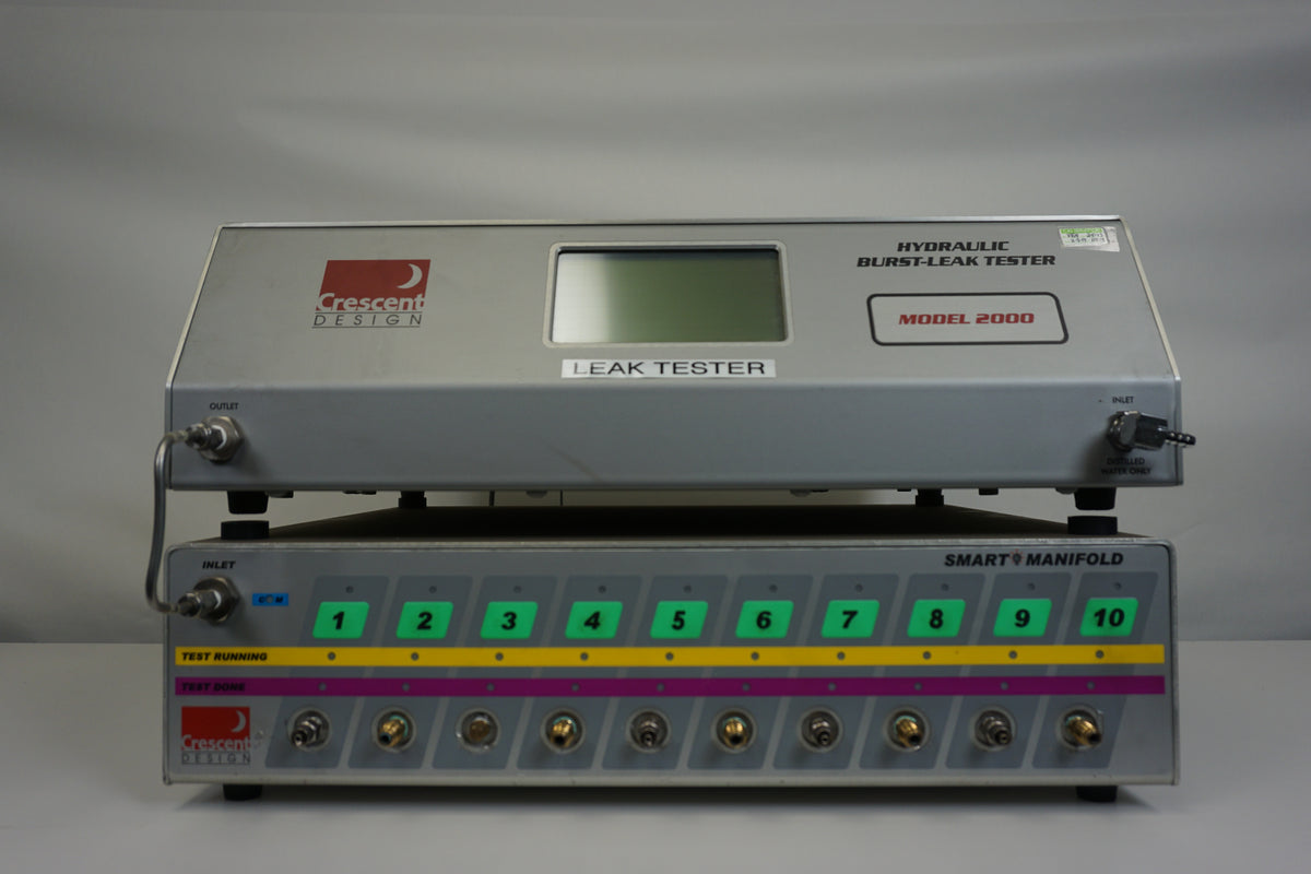 Crescent Design Hydraulic Burst Leak Tester Model 2000 with Smart Mani ...