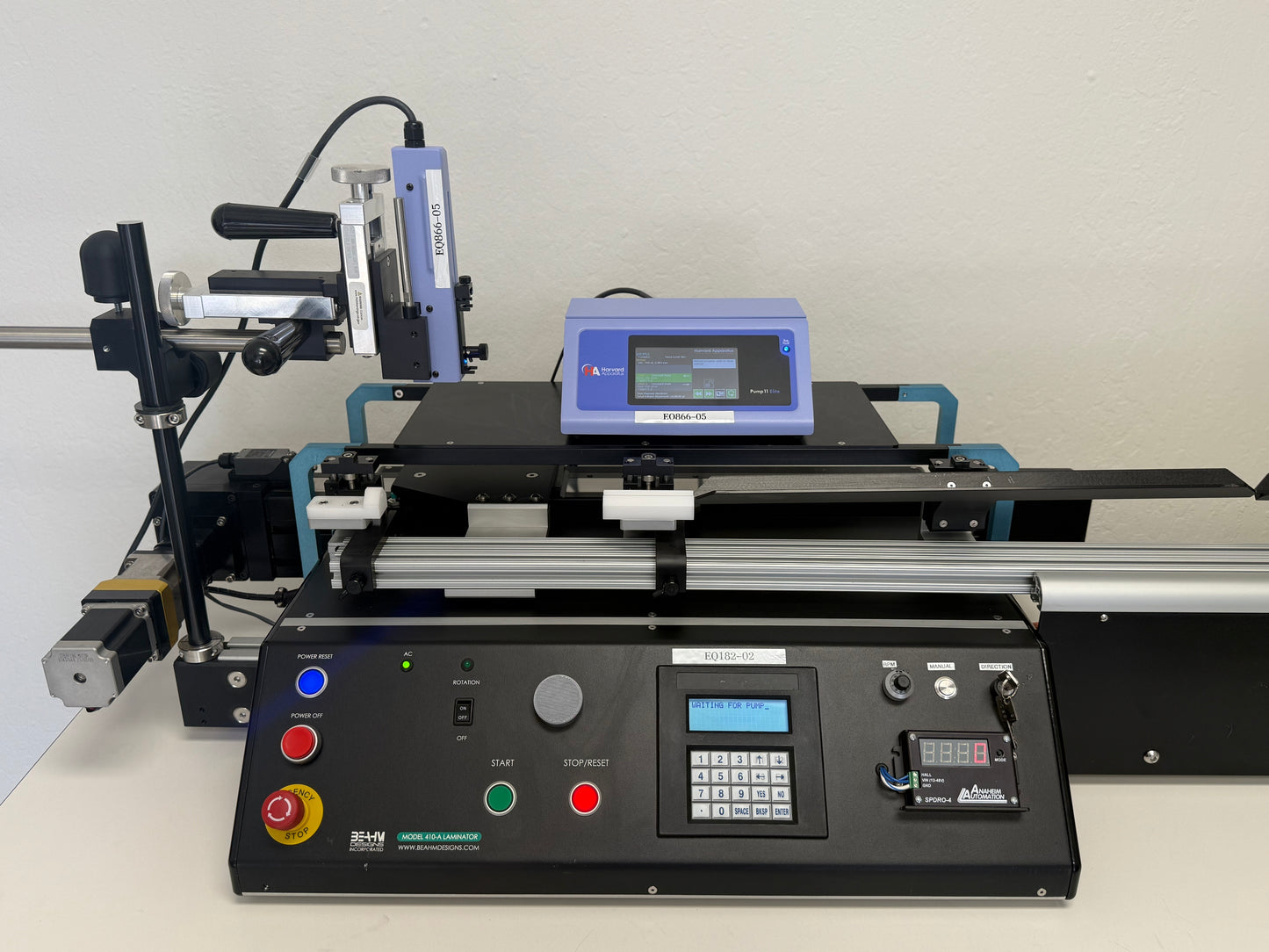 Beahm Custom Cathater Coating Machine