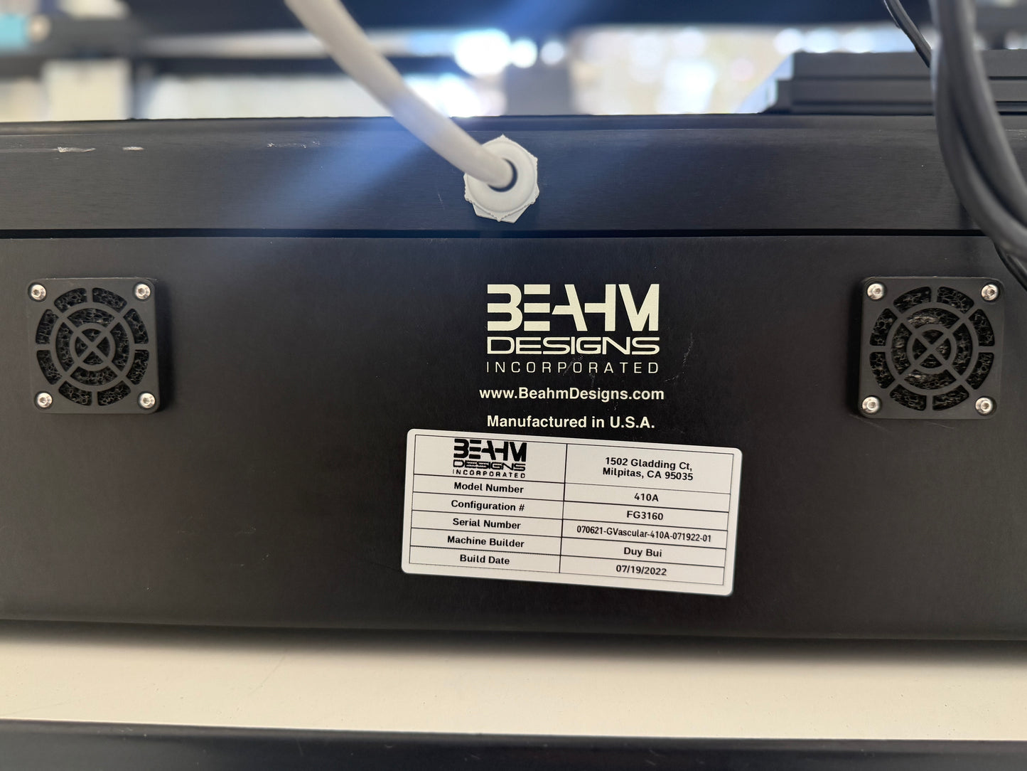 Beahm Custom Cathater Coating Machine